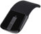 Derefine Souris Arc Touch, Souris Pliable Portable, Souris D'ordinateur Ergonomique sans Fil pour Ordinateurs Portables, Tablettes, Smartphones (Noir)