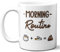 DECOHO - Mug café humoristique 33 cl - Céramique blanche - Message drôle Café - Clope - Toilettes - Cadeau anniversaire original pour fum - Blanc
