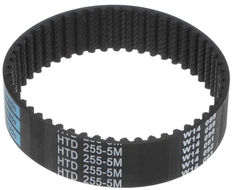 sourcing map HTD-5M Gummi Zahnriemen 255mm Umfang x 20mm Breite x 3,6mm Höhe, 51 Zähne Gummizahnriemen Keilriemen Antriebsriemen geschlossen Zahnriemenscheiben, 5mm Steigung