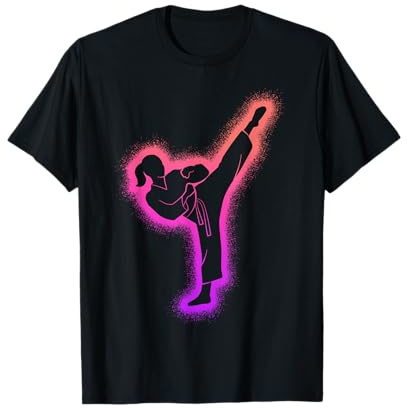 Karate Girl Martial Arts Kids Women Girls Taekwondo T-Shirt
