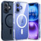 TORRAS for iPhone 16 Plus Case with MagSafe, 12FT Military Grade Shockproof, 20W Safe & Fast Charging, 3 Colour Removable Buttons, Magnetic Protective for iPhone 16 Plus Cover, Diamond Clear