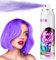 Temporäre Haarfarbe Spray für Kinder Erwachsene, 150ML Temporäre lebendige Schattierungen, abwaschbar Haarfarbe Spray Haarfärbemittel für Party, Halloween, Weihnachten, 150ML Lila Haarspray