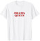 Drama Queen T-Shirt Y2k Aesthetic 2000s Iconic Slogan Blanc Unisexe S