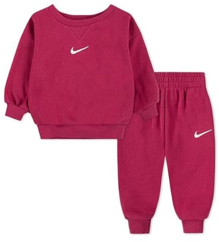 NIKE Baby - Jungen Nkn Essential Fleece Crew Set Lampe