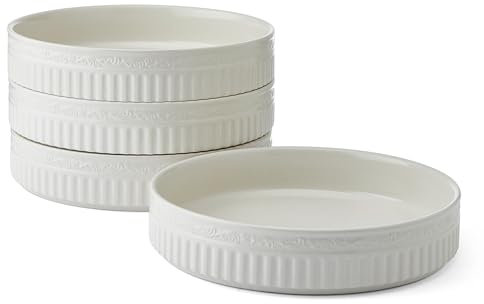 Mikasa Italian Countryside Stackable Pasta Bowls, Set of 4, 8.5 Inch