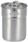Tbest Kaffee-Teekannen, Outdoor-Kaffeemaschine, 1 L, Cam-C-Topf mit Faltbarem Griffdeckel Zum Wandern