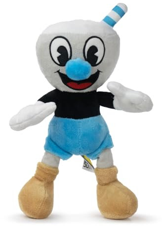 Play by Play - Cuphead Plüschtier, 22 cm, 760024117 (Mugman)