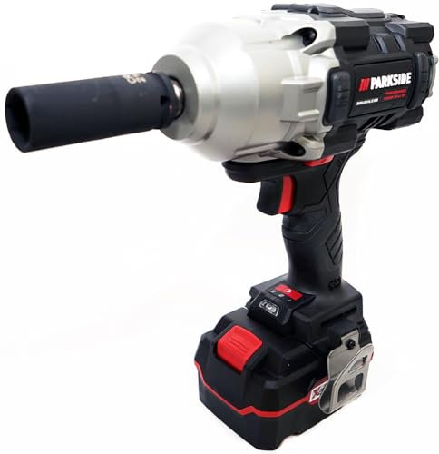 Parkside Performance PASSP 20-Li C4 - Atornillador de impacto para coche (20 V, 1/2, 1356 Nm, incluye batería de 4 Ah y cargador)