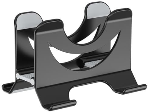 ruyi-1986 Vertical Laptop Stand with Gravity Locking, Adjustable Laptop Holder Desktop Stand, 3 Colors(Black)