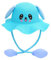 REYOK Kinder Sonnenhut mit Beweglichen Ohren, Mütze mit Wackelohren, Tier Hase Ohren Hut, Hasenohren Hut, für Spielzeug Geburtstags Weihnachts Geschenk Cosplay Blue