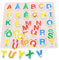 Kisangel Interactive Wooden Alphabet Puzzle for Boys and Girls Toddlers Learning Game Vietnamese Preschool Educational Puzzle Toy