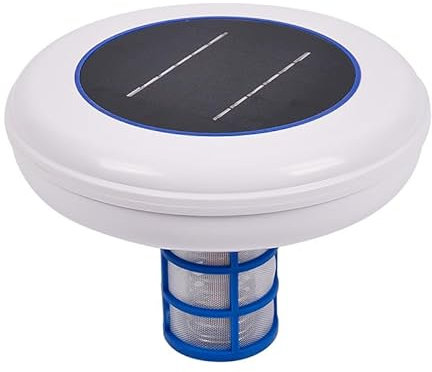 Inoamity Solarbetriebener Pool-Ionisator – Poolzubehör Reiniger 22000 Gal ohne Chlor, IP68, hohe Effizienz, Solar Wasserreiniger für unterirdisches Pool/Freilandpool, Brunnen, Spa