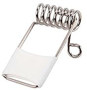 NUOBESTY 30stücke Led Lampenrohr Clip Federclip Aus Hochfestem Material Für Led Panel Deckeneinbauleuchte Und Spotlight Langlebiger Federhalter Für Runde Befestigung Silberfarben Modell