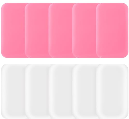 10 Stück Wimpern Halter Pad Silikon Wimpern Pads Falsche Silikon Wimperns Halter Palett Wiederverwendbare Wimpernverlängerung Halters Werkzeuge für Frauen