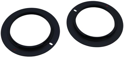 Ludom 2pcs Lens Mount Adapter M42-AI Camera Lens Adapter Ring Compatible with F Mount Digital DSLR Camera