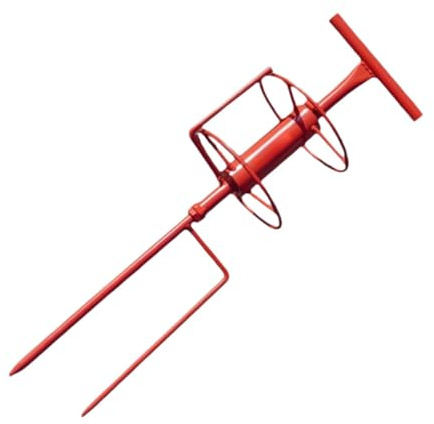 Sharplace Garden Hose Guide Stake Metal Heavy Duty Water Hose Guide Spike, Water Pipe Positioning Holder Agricultural Dragging Tool for Outside Sprayer Tube, Yard Lawn