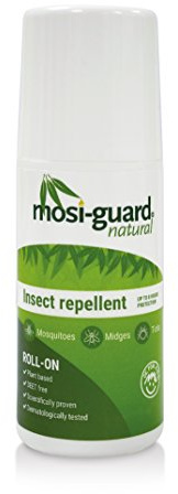 Mosiguard Natural Insect Repellent Roll On 50ml | Deet Free | Aeroplane Cabin Bag Approved | Suitable for adults and children, 60ml, pack of 1