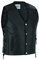 Gaudi-Leathers Motociclista Gilet in pelle Biker Giacca Moto L