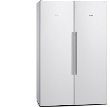 Siemens KA99NAW35 Side-by-Side, 186 cm de hauteur, 309 kWh par an, réfrigérateur de 346 litres et partie congélateur de 237 l, la technologie noFrost contre la formation de glace et de pneus, de sorte