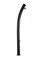 Arkema Design A520/7016 Jolly Douche à chauffage solaire anthracite au design incurvé entièrement en aluminium avec traitement anti-corrosion, réservoir avec capacité de 25 litres, hauteur 226 cm, poids 13 kg, avec mitigeur eau chaude-froide et rince pieds