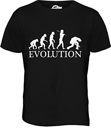 Candymix Guitare Rock Évolution T-Shirt Homme, Taille Small, Couleur Nero