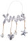 Dadeldo Living & Lifestyle Xmas Schriftzug Deko-Hänger Holz 27x14cm grau Weihnachten Dekoration