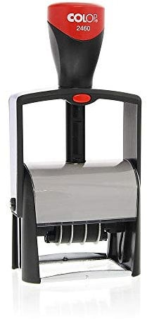 Datumstempel Colop Classic Line 2460 custom (58x27 mm - 5 Zeilen) mit individueller Textplatte