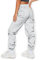 NewL Damen Lauf-/Fahrrad Hose UltraVisible reflektierend, Grau, M