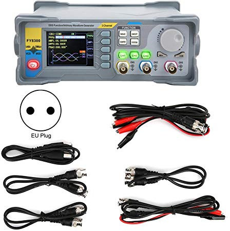 Generatore di Segnale FY8300 Generatore di Funzioni a 3 Canali 250 MHz a/s 14 Bit Forma d'onda Arbitraria Uscita a 4 Canali TTL(FY8300-30M EU Plug 100-240V)