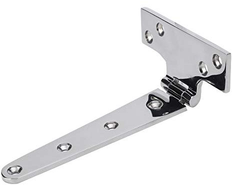 Keenso T-Form Schiffszubehör 316 Edelstahl Korrosionsbeständigkeit Antioxygen Scharnier(L)