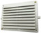 Kombi Griglia Aerazione Plastica Regolabile 150 x 200 mm per Ventilazione Areazione Rettangolare Protezione Insetti Bianco Sistema Aria Casa