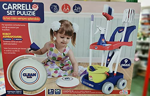 GENERAL TRADE Reinigungswagen-Set mit Roboter