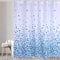 VIROSA Mosaic Blue Shower Curtain Anti Mould, Mildew Resistant | Size 180x180 cm (71 x 71 Inch) | Water Repellant Fabric | 100% Polyster (Mosaic Blue)