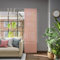 Neutex for you! Libre ECO Schiebevorhang, Gardine, Vorhang, Halbtransparent, 245 x 60 cm (H/B), 481369, Made in Europe, Oeko-Tex Standard 100, Koralle
