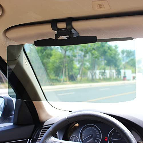 Jodsen Sun Visor Extension for Car Sunglasses Holder Anti Glare Driving Adjustable Viso Extender Eye Protector Windshield Auto Anti-UV Sunshade Front Seat Driver or Passenger