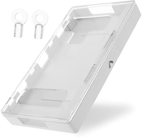 WOONEKY Acryl Handy-verriegelungsbox Mit Zwei Schlüsseln Selbstkontrolle Für Schüler Und Erwachsene Mobile Telefon-sicherheitsbox Für Disziplinierte Nutzung Für Klassenzimmer Und