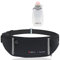 Mobico Laufgürtel für Handy - Lauftasche Jogging, Hüfttasche, Sportgürtel, Running Belt zum Joggen, Laufen, Sport, Fitness - passend für alle Smartphones (Black+Bottle)