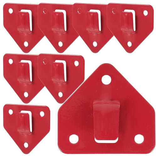 Housoutil Soporte Extintor Pared, 8 Piezas Soporte De Montaje De Extintor Pared, Colgador Triangular Extintores Para Extintores Para Hogar, Oficina Y Tienda, Ahorra Espacio Y Facilita El Acceso
