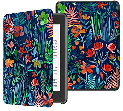 Sakenitly Custodia per Kindle Paperwhite 5a/6a/7a Generazione (Versione 2012/2013/2015, Modello: EY21 e DP75SDI), Custodia Leggera in PU per Kindle Paperwhite 5a/6a/7a Generazione