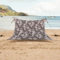 Neso Gigante – Tragbares Strandzelt – ideal zum Genießen mit Familie und Freunden – LSF 50+, wasserabweisend und leicht – Grau Camo, 3 x 3 m