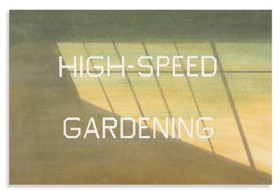 American Popist Artist Ed Ruscha, High-Speed-Gartenarbeit, abstraktes Poster, Gemälde, Leinwand, Wandkunst, Wohnzimmer, Poster, Gemälde, 40 x 60 cm