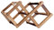 wine rack1Pc Dining Table Decor Dining Table Party Table Decoration Alcohol countertop Cabinet Display Stand Stackable Storage Rack Tabletop Bracket Wooden Decorations