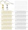 Naapesi DIY Earring Making Kit - 50 Gold and 50 Silver Hypoallergenic Hooks With 100 Clear Rubber Backs - Jewelry Making Supplies for Crafting