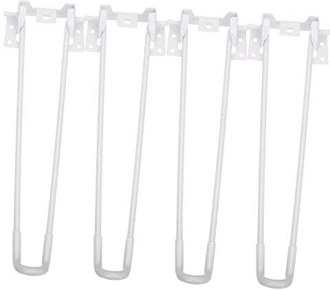 CANIGHT Patas De De Metal Resistentes Plegables Horquilla para Bricolaje 4 Unidades.