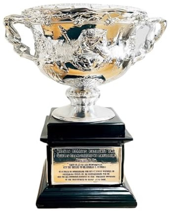 TIANXIE Australian Open Herren Einzel Champions Trophäe Brookes Challenge Cup Meisterschaft Grand Slam Trophäen Replik Souvenirs für Tennisfans Sammlerstücke Bar-Büro-Ornamente