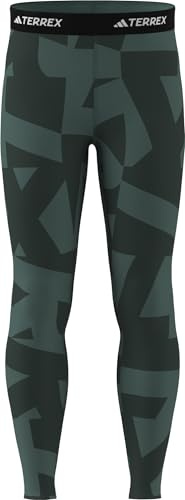 adidas Herren Multi Synthetic Base Layer Tights, Preloved Teal, L