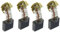 Lot de 4 balais de charbon (modèle CB204) compatibles avec meuleuses d'angle Makita GA9020, GA9020KD, GA9020S