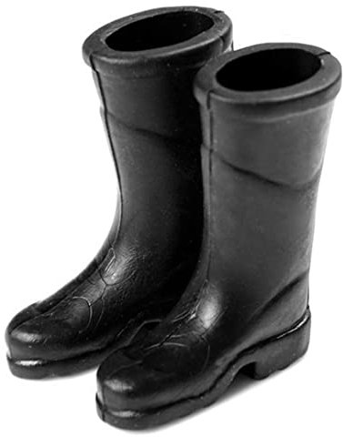 Wichtel Zubehör, Dolls House Accessoires, Puppen Regenstiefel Modell Spielzeug Mini Simulation 1:12 Puppenhaus Mikroschuhe
