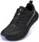 Kricely Chaussure Trail Homme Pieds tête Larges Chaussures Randonnée Running Respirantes Antidérapantes Baskets Marche Course Trekking Sports Légère（Noir 47）