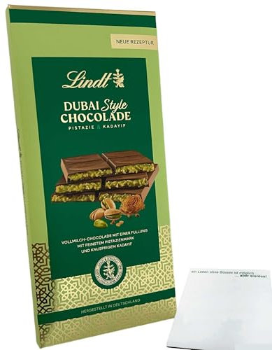 usy Lindt Tablette de « chocolat Dubai »(145 g) et bloc usy